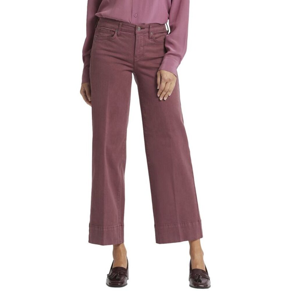 NYDJ Mauve Flare & Wide Leg Jeans